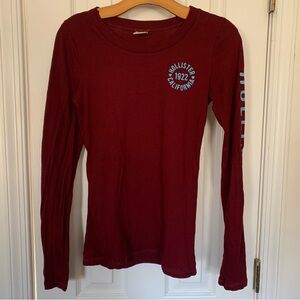 Y2K Retro Hollister Scarlet 1922 California Long Sleeve Shirt